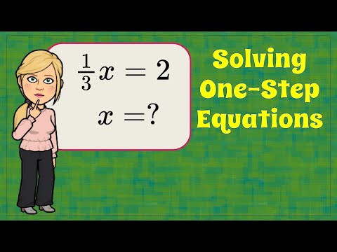 One-Step Equations